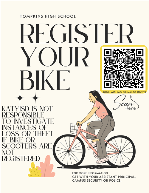 Information on how to register a bike.